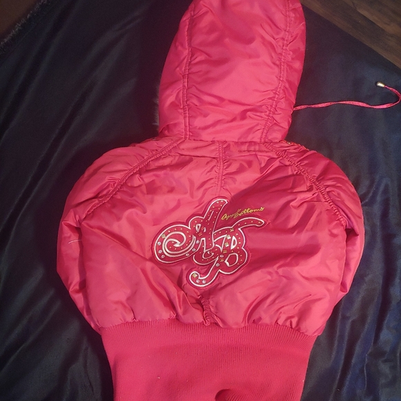 Apple Bottom Bomber Jacket . Size Large - Picture 2 of 4